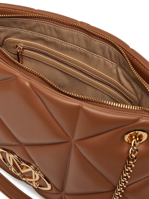 GEOMETRIC Chain Handle Shoulder Bag camel - Women’s Bags