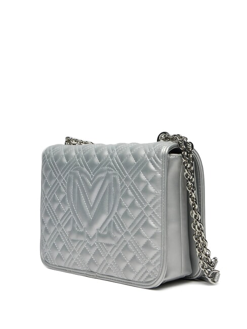 BOLD LOVE Shoulder bag with chain handles silver - Women’s Bags