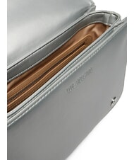 LOVE MOSCHINO BOLD LOVE Shoulder bag with chain handles silver - Women’s Bags - 4