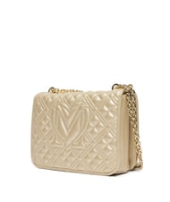 LOVE MOSCHINO BOLD LOVE Shoulder bag with chain handles gold - Women’s Bags - 2