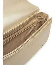 LOVE MOSCHINO BOLD LOVE Shoulder bag with chain handles gold - Women’s Bags - 4