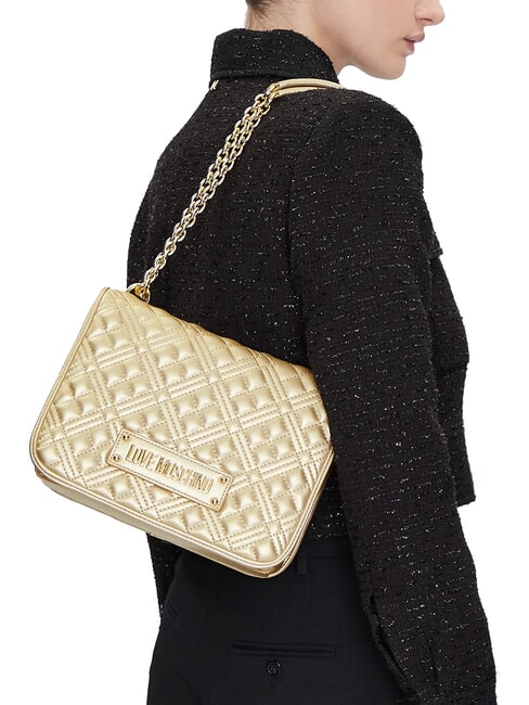 BOLD LOVE Shoulder bag with chain handles gold - Women’s Bags