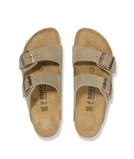 BIRKENSTOCK ARIZONA Sandal slipper with buckles taupe - Unisex shoes - 4