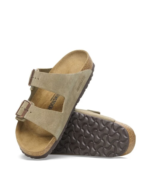 ARIZONA Sandal slipper with buckles taupe - Unisex shoes