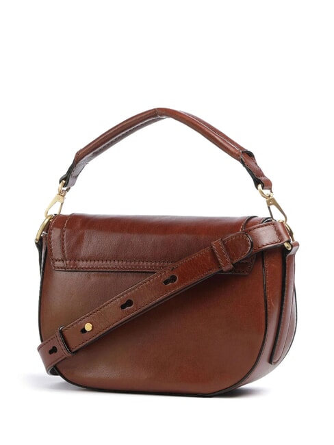 ILARIA Leather shoulder bag BROWN - Women’s Bags