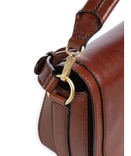 THE BRIDGE ILARIA Leather shoulder bag BROWN - Women’s Bags - 3