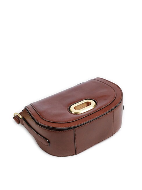 ILARIA Leather shoulder bag BROWN - Women’s Bags