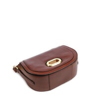 THE BRIDGE ILARIA Leather shoulder bag BROWN - Women’s Bags - 5