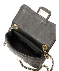 LESAC GIULIA Dollar leather chain shoulder bag black - Women’s Bags - 7