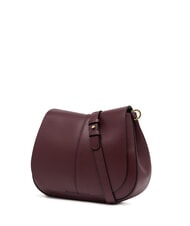 GIANNI CHIARINI HELENA ROUND Leather shoulder bag wine berry - Women’s Bags - 3