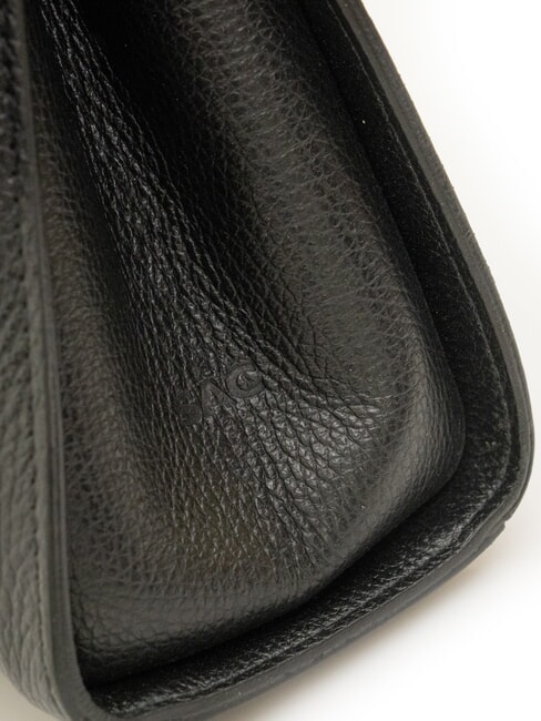 SABRINA Dollar leather satchel bag black - Women’s Bags