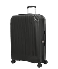 MARIO VALENTINO WOOD Large size trolley black - Rigid Trolley Cases - 3