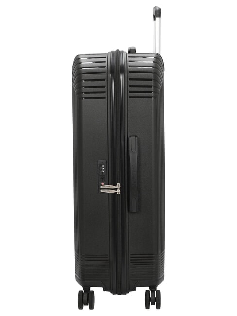 WOOD Large size trolley black - Rigid Trolley Cases