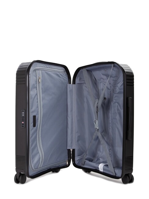 WOOD Medium size trolley black - Rigid Trolley Cases