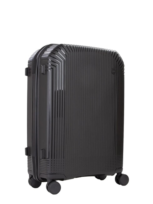 WOOD Medium size trolley black - Rigid Trolley Cases