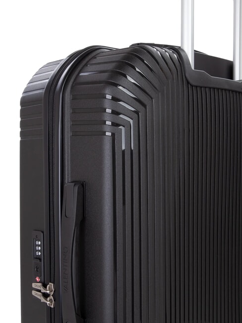 WOOD Medium size trolley black - Rigid Trolley Cases