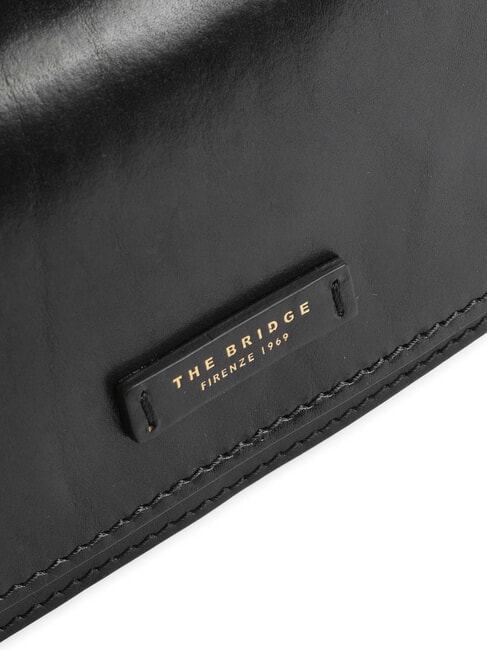 RUSTICI Leather shoulder bag Black Gold - Women’s Bags