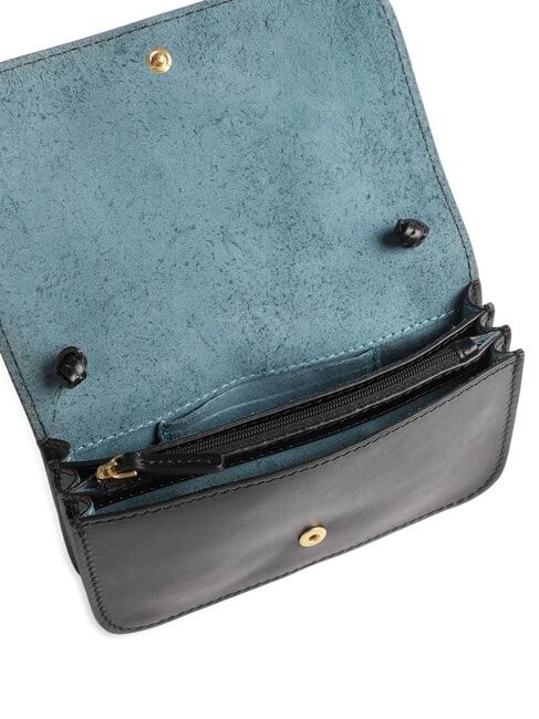 RUSTICI Leather shoulder bag Black Gold - Women’s Bags