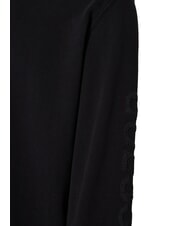 GUESS EMBRO ON SLEEVE  Cotton blend sweatshirt jetbla - Sweatshirts - 4