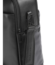 PIQUADRO W137  15.6" leather laptop briefcase Black - Work Briefcases - 3