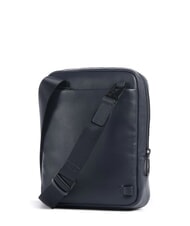 PIQUADRO W137 Leather bag blue - Over-the-shoulder Bags for Men - 2