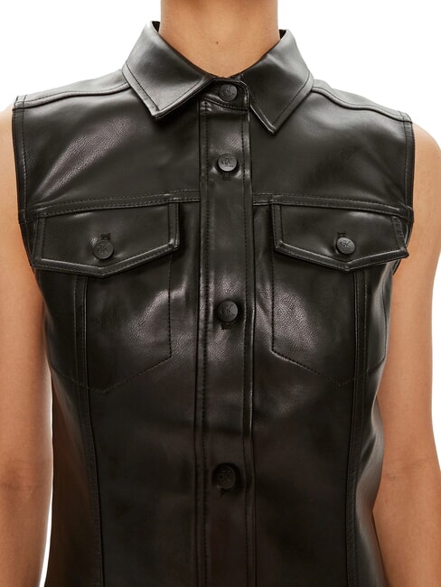 CK JEANS Knee-length sleeveless dress ck black - Woman Clothes