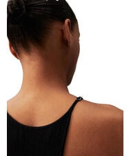 CALVIN KLEIN CK JEANS Ribbed short tank dress ck black - Woman Clothes - 4