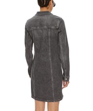 CALVIN KLEIN CK JEANS Long-sleeved full-zip denim dress - Woman Clothes
