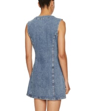 CALVIN KLEIN CK JEANS Short denim dress with armholes - Woman Clothes