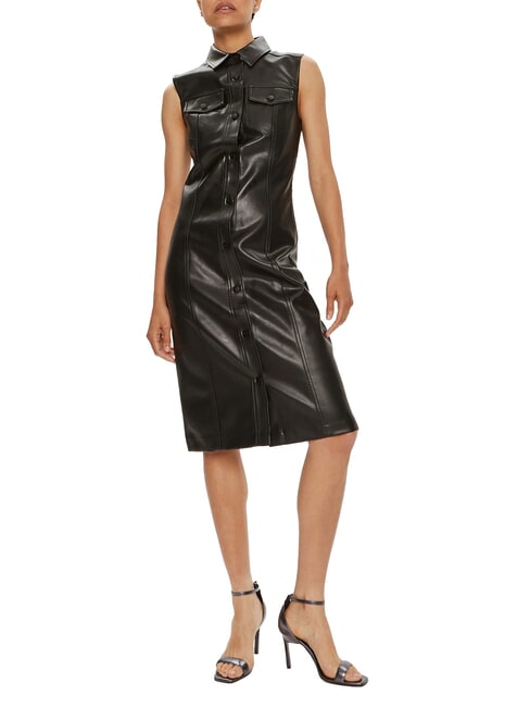 CK JEANS Knee-length sleeveless dress ck black - Woman Clothes