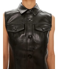 CALVIN KLEIN CK JEANS Knee-length sleeveless dress ck black - Woman Clothes - 5