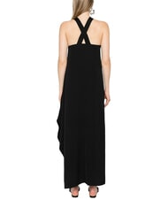 CALVIN KLEIN CK Long viscose dress with knot - Woman Clothes