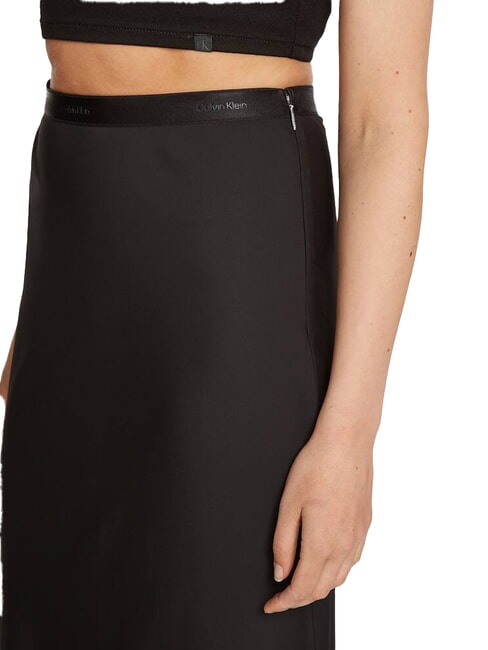 CK Shiny longuette skirt ck black - Women's Skirts