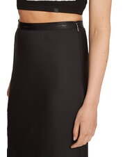 CALVIN KLEIN CK Shiny longuette skirt ck black - Women's Skirts - 3
