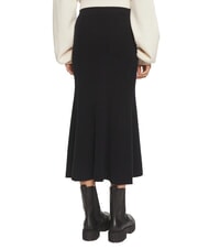 CALVIN KLEIN CK Ribbed flared midi skirt ck black - Women's Skirts - 2