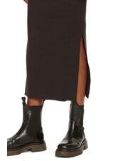 CALVIN KLEIN CK JEANS Stretch midi skirt ck black - Women's Skirts - 4