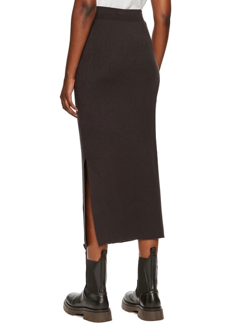 CK JEANS Stretch midi skirt ck black - Women's Skirts
