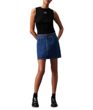 CALVIN KLEIN CK JEANS Ribbed tank top ck black - T-shirt - 3