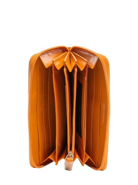 CRAYON Leather wallet ORANGE - Women&rsquo;s Wallets