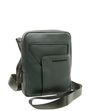 PIQUADRO W119 iPad bag, in leather - Over-the-shoulder Bags for Men