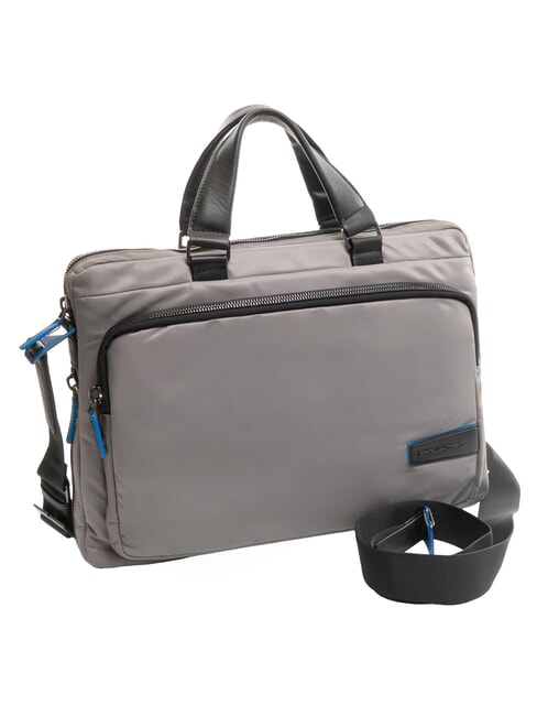 PQ-RY Slim 14" laptop briefcase Grey - Work Briefcases
