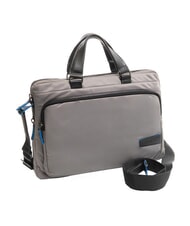 PIQUADRO PQ-RY Slim 14" laptop briefcase Grey - Work Briefcases - 2