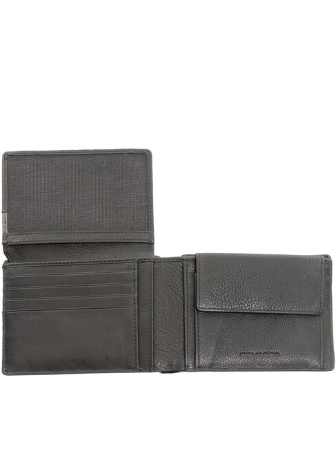 TALLIN Leather wallet flap and coin purse Black - Men&rsquo;s Wallets