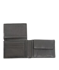 PIQUADRO TALLIN Leather wallet flap and coin purse - Men&rsquo;s Wallets