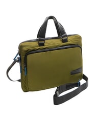 PIQUADRO PQ-RY Slim 14" laptop briefcase green Black - Work Briefcases - 2