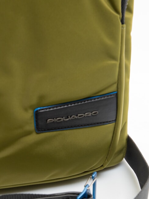 PQ-RY Slim 14" laptop briefcase green Black - Work Briefcases