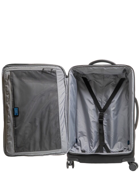 X19 Medium trolley with pockets Black - Semi-rigid Trolley Cases