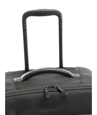 PIQUADRO X19 Medium trolley with pockets Black - Semi-rigid Trolley Cases - 4