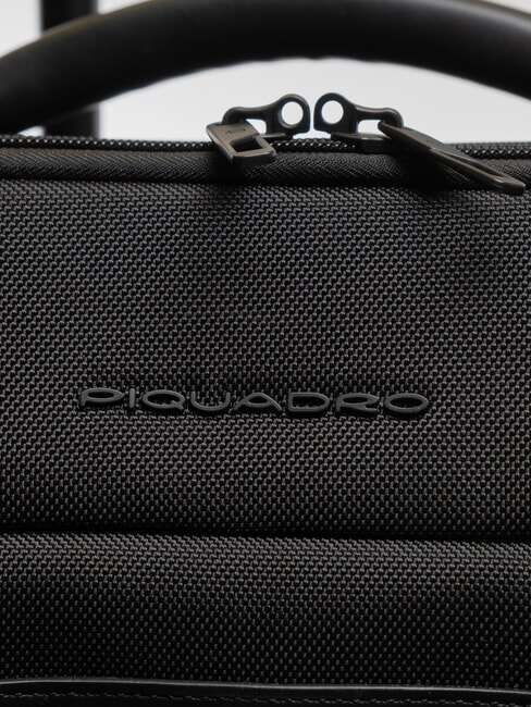 X19 Medium trolley with pockets Black - Semi-rigid Trolley Cases