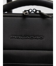 PIQUADRO X19 Medium trolley with pockets Black - Semi-rigid Trolley Cases - 5